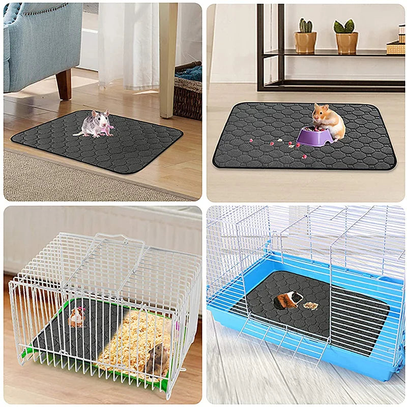 Rabbit Guinea Pig Cage Liner Small Pet Items Waterproof Anti Slip Bedding Mat