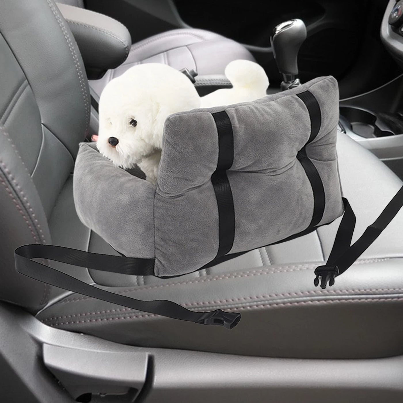 Pet Car Booster Seat Traveling Dog Cat Carrier Accessory Removable