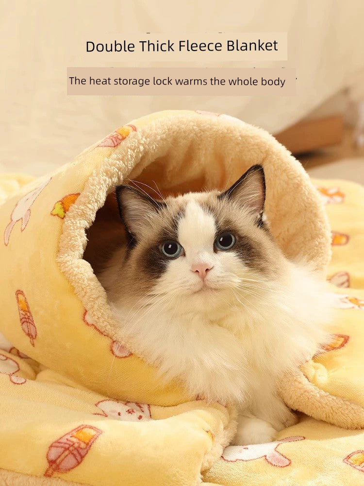 Sleep Summer Pet Heattech Blanket Mat Cat Nest