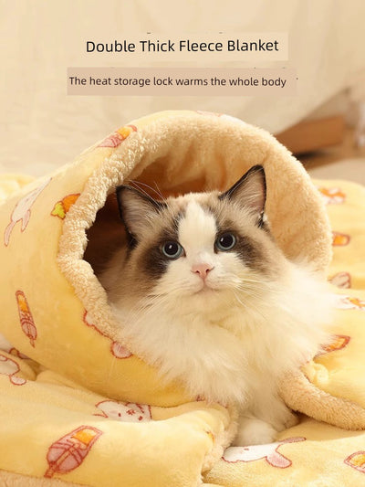 Sleep Summer Pet Heattech Blanket Mat Cat Nest