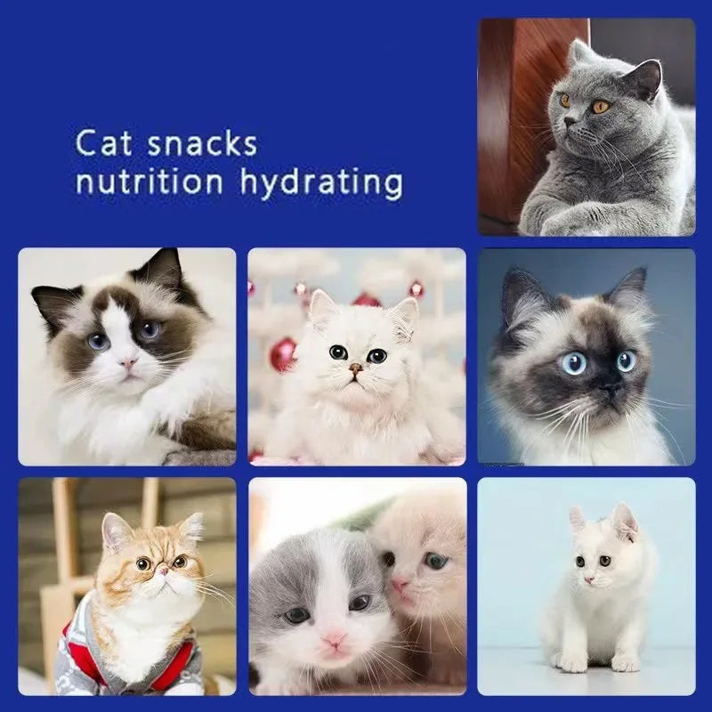 30 Strips Pet Snacks Cat Strips Young Cat Wet Food Pack Cat Liquid Snacks