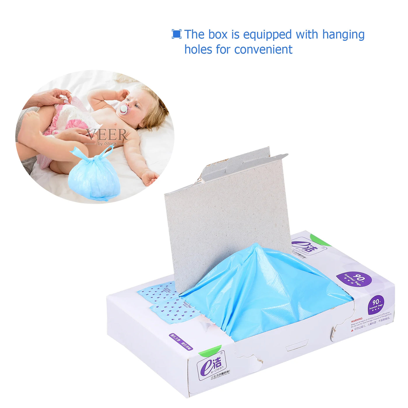 Diaper Disposable Scented Baby Sacks Sack Sealing Biodegradable