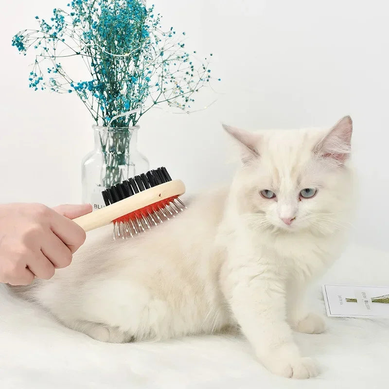 1PCs Pet Comb Grooming Double-sided Pet Comb Big Dog