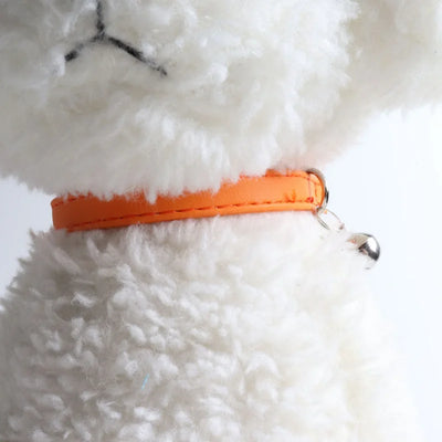 Macaron Color Cute Pet Cat Collar, Elastic Webbing Cat Collar