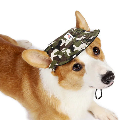 Pet Hat Dog Baseball Cap with Ear Holes Adjustable Puppy Cat